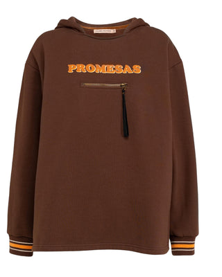 Sudadera Marrón Promesas