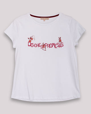 Camiseta Blanca Dolores y Tula