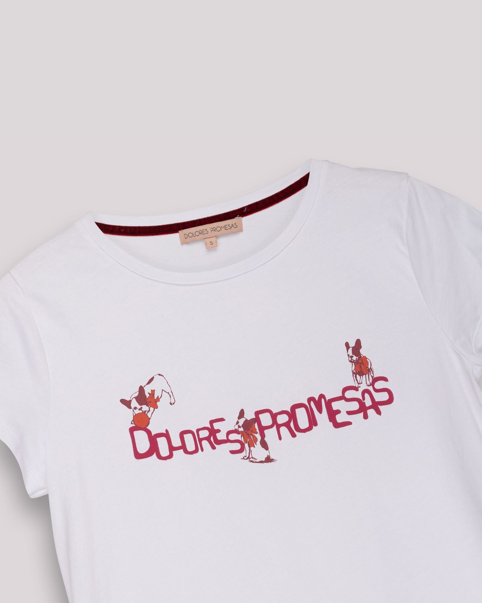 Camiseta Blanca Dolores y Tula Dolores Promesas