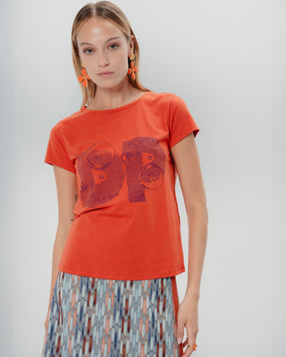 Camiseta Naranja Vibrante