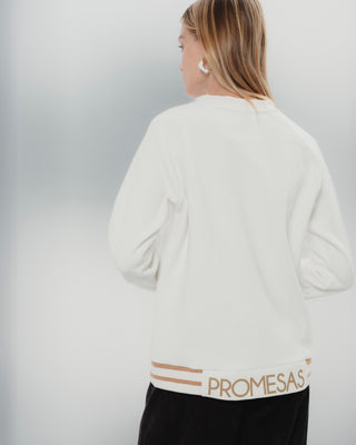 Sudadera Blanca Promesas