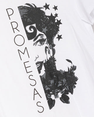 Camiseta Blanca Ilustrada Promesas