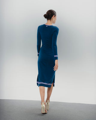 Vestido Midi Azul Promesas Marta