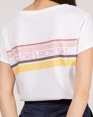 Camiseta Dolores Promesas rayas