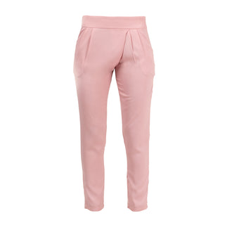 Pantalón pliegues rosa